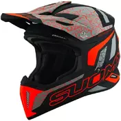 Suomy X-WING REEL Matt Fluo Orange Cross Enduro Motorcycle Мотошлем