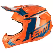 Moto Cross Enduro Мотошлем Leatt GPX 4.5 v20 Orange Denim