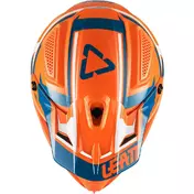Moto Cross Enduro Мотошлем Leatt GPX 4.5 v20 Orange Denim