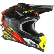 Cross Enduro O'neal 2SRS RUSH V.22 motorcycle Мотошлем Red Yellow