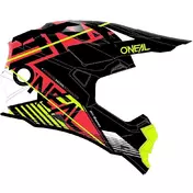 Cross Enduro O'neal 2SRS RUSH V.22 motorcycle Мотошлем Red Yellow