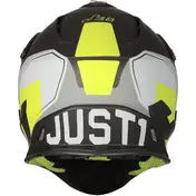 Moto Cross Enduro Мотошлем Just1 J38 KORNER Fluo Yellow Matt Titanium