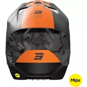 Moto Cross Enduro Мотошлем Shot RACE Camo Orange Matt
