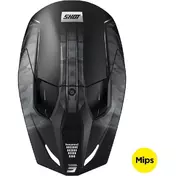 Motocross Enduro Мотошлем Shot RACE CAMO TACTIC Black Grey Matt