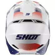 Cross Enduro Motorcycle Мотошлем Shot FURIOUS MIRAGE Red Blue Pearl