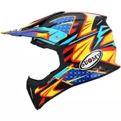 Cross Enduro Motorcycle Мотошлем Suomy X-WING DUEL Light Blue Red
