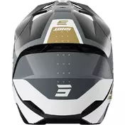 Motocross Enduro Мотошлем Shot FURIOUS LEAGUE Gold Black Gloss