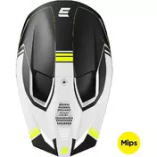 Motocross Enduro Мотошлем Shot RACE SPRINT Fluorescent Yellow Matt Black
