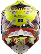 Cross Enduro Moto Мотошлем LS2 MX 470 Yellow Bomber Red Subwoofer