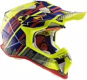Cross Enduro Moto Мотошлем LS2 MX 470 Yellow Bomber Red Subwoofer