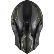 Kappa KV49 EVO CHASER Cross Motorcycle Мотошлем Black Gray Yellow