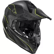 Kappa KV49 EVO CHASER Cross Motorcycle Мотошлем Black Gray Yellow