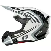 Oneal 5SRS Polyacrylite Spyke Enduro cross motorcycle Мотошлем White Black