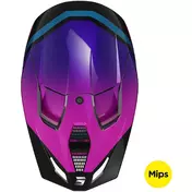 Moto Cross Enduro Мотошлем Shot RACE SKY PURPLE Chrome