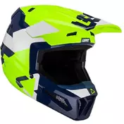 Leatt 2.5 V23 Lime Cross Enduro Motorcycle Мотошлем