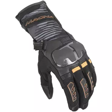 Macna Tempo 2.0 Motorcycle мотоперчатки Black Orange