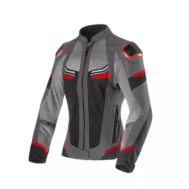 Clover Airjet 6 Lady мотокуртка Grey Red Красный