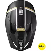 Motocross Enduro Мотошлем Shot RACE MYTHIC Gold Black Matt