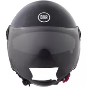 BHR 840 DUAL SHIELD Jet Motorcycle Мотошлем Black Metallic