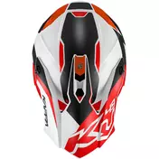 Kappa KV49 R GREAT White Red Black Moto Cross Мотошлем