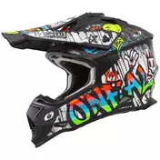 Oneal 2SRS RANCID Cross Enduro Motorcycle Мотошлем Black/White
