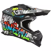 Oneal 2SRS RANCID Cross Enduro Motorcycle Мотошлем Black/White
