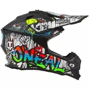 Oneal 2SRS RANCID Cross Enduro Motorcycle Мотошлем Black/White