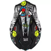 Oneal 2SRS RANCID Cross Enduro Motorcycle Мотошлем Black/White