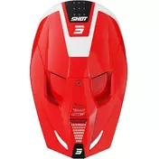 Motocross Enduro Мотошлем Shot FURIOUS LEAGUE Glossy Red