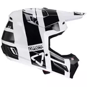 Leatt 3.5 JR V24 BLK/WHT White Black Motocross Мотошлем for Boys