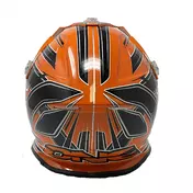 Moto Cross Enduro Мотошлем One Racing Tiger Orange-Black New
