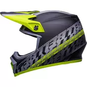 Cross Enduro Motorcycle Мотошлем Bell MX-9 MIPS OFFSET Black Yellow Fluo Matt