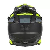 Enduro motorcycle Мотошлем Oneal 2SRS Мотошлем SPYDE V.23 Black gray Yellow