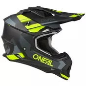 Enduro motorcycle Мотошлем Oneal 2SRS Мотошлем SPYDE V.23 Black gray Yellow