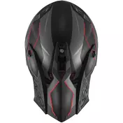 Kappa KV49 EVO CHASER Cross Motorcycle Мотошлем Black Gray Red