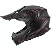 Kappa KV49 EVO CHASER Cross Motorcycle Мотошлем Black Gray Red