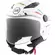 BHR 838 CHILDREN Pencil White Jet Motorcycle Мотошлем