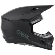 Oneal 3SRS SOLID Black Motorcycle Cross Enduro Мотошлем