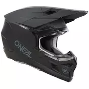 Oneal 3SRS SOLID Black Motorcycle Cross Enduro Мотошлем