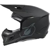 Oneal 3SRS SOLID Black Motorcycle Cross Enduro Мотошлем