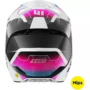 Motocross Enduro Мотошлем Shot RACE PHASER Black Blue Pink Pearl
