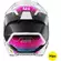 Motocross Enduro Мотошлем Shot RACE PHASER Black Blue Pink Pearl