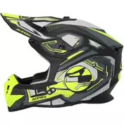 Acerbis LINEAR 2206 Black Yellow Fluo Cross Motorcycle Мотошлем