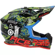Acerbis LINEAR 2206 White Black Moto Cross Мотошлем