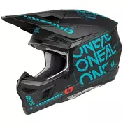Oneal 3SRS Static Cross Enduro Мотошлем Black Blue