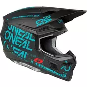 Oneal 3SRS Static Cross Enduro Мотошлем Black Blue