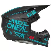 Oneal 3SRS Static Cross Enduro Мотошлем Black Blue