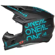 Oneal 3SRS Static Cross Enduro Мотошлем Black Blue