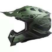 Cross Enduro Motorcycle Мотошлем Off Road Ls2 MX700 Subverter Evo CARGO Matt Military Green