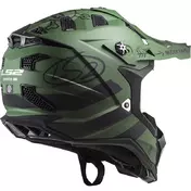Cross Enduro Motorcycle Мотошлем Off Road Ls2 MX700 Subverter Evo CARGO Matt Military Green